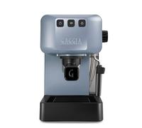 GAGGIA EG2109 GREY Machine manuelle à café expresso, café en poudre ou gaufres, 100% conçue et fabriquée en Italie, système POD pour expressi crémeux avec dosettes, pré-perfusion automatique, 15 bar