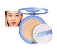Gagk Matte Perfection Pressed Powder, Poudre Pressée, Poudre Visage Waterproof, Poudre Fixatrice Légère Contrôle De L'Huile D'Été - For Une Finition Soft Focus(#02 NATURAL BEIGE)