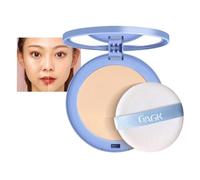Gagk Matte Perfection Pressed Powder, Poudre Pressée, Poudre Visage Waterproof, Poudre Fixatrice Légère Contrôle De L'Huile D'Été - For Une Finition Soft Focus(#01 CLASSIC IVORY)