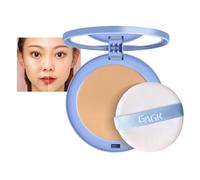Gagk Matte Perfection Pressed Powder, Poudre Pressée, Poudre Visage Waterproof, Poudre Fixatrice Légère Contrôle De L'Huile D'Été - For Une Finition Soft Focus(#03 PURE BEIGE)