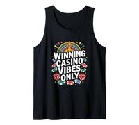 Gagnant Casino Vibes Only Roulette Chips Dice Gamblers Débardeur