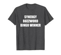 Gagnant du Bingo Synergy Buzzword T-Shirt, Homme, Chiné Foncé, 6XL