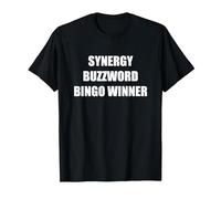 Gagnant du Bingo Synergy Buzzword T-Shirt, Homme, Noir, M