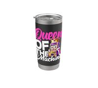 Gagnant du jackpot de jeu de casino de machine à sous Queen Of The Machine Gobelet isotherme en acier inoxydable double paroi