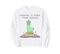 Gagner C'est Plus Que Suffisant Lama Médiocre Drôle Sweatshirt