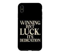 Gagner n'est Pas de la Chance Son équipe de Sport dédiée Coque pour iPhone XS Max