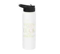 Gagner n'est pas de la chance son équipe de sport dédiée Stainless Steel Insulated Water Bottle