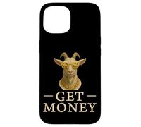 Gagnez de l'argent Hip Hop Goat Funny Motivational Hustle Coque pour iPhone 15
