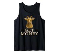 Gagnez de l'argent Hip Hop Goat Funny Motivational Hustle Débardeur
