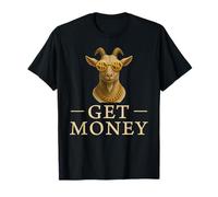 Gagnez de l'argent Hip Hop Goat Funny Motivational Hustle T-Shirt