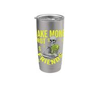 Gagnez de l'argent sans amis et jouez au poker Gobelet isotherme en acier inoxydable double paroi