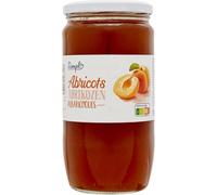 Gagnez du temps au petit déjeuner avec la Confiture d'Abricots SIMPL, format familial 1kg en pot en verre, Nutri-Score A, fabriquée en France - Lot de 4
