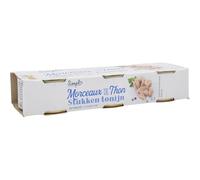 Gagnez du temps en cuisine avec le thon au naturel SIMPL, format familial pratique de 3x93g, riche en protéines et Nutriscore A - Lot de 3