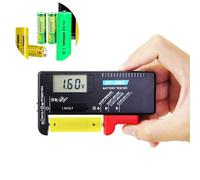 Gagnez du temps en testant vos piles grâce à ce testeur de piles domestiques. Testeur de piles haute compatibilité avec écran LCD facile à lire.