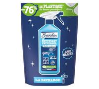 Gagnez du temps sans laisser de traces avec le Nettoyant Recharge Universel Multi-Surfaces JACQUES BRIOCHIN, format 750 mL - Lot de 3
