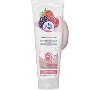 Gagnez du temps sous la douche avec CARREFOUR SOFT Crème Dépilatoire Extraits de Fruits Rouges - 250mL - Lot de 3