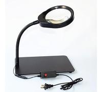 Gagnizal Pendant la lumière et Le Support, 3X 5X 8x10x Dimmable Flexible GOOSKECK BURIFAGIED Lampe, LED Magnificier éclairé Mains Libres pour la Lecture d'artisanat Peinture