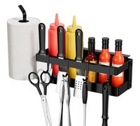 GAGUIUP Panier de cuisson amélioré pour chariot Blackstone 43,2 cm/71,1 cm/91,4 cm/91,4 cm/accessoires de barbecue Blackstone avec porte-serviettes en papier et 4 crochets pour accessoires de barbecue