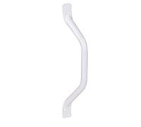 GAH Alberts 140441 Barre d'appui coudée en Acier 455 mm Blanc