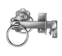 Gah-Alberts 210250 Verrou de portillon avec surface galvanisée bichromatée pour portails hauts ou portes de clÃtures tressées