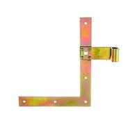 GAH-Alberts 313319 Penture équerre de volet Bout droit Jaune galvanisé 200 x 250 mm Ø 13 x 30 mm