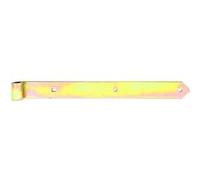 GAH-Alberts 313760 Penture droite en acier galvanisé Rolle 13 mm/400 x 40 mm/1 Stk. Surface galvanisée à chaud (Jaune)