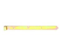 GAH-Alberts 313760 Penture droite en acier galvanisé Rolle 16 mm/600 x 45 mm/1 Stk. Surface galvanisée à chaud (Jaune) G