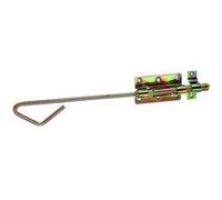 GAH-Alberts 327057 Verrou baïonnette avec gâche attachée 400 x 100 mm Surface galvanisée à chaud (Jaune)