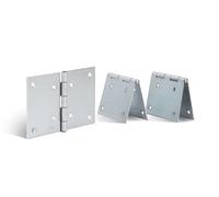 GAH-Alberts 346522 346539 Lot de 3 charnières larges en acier galvanisé jaune 100 x 152 mm