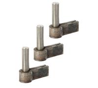 GAH-Alberts 410827 411022 Lot de 3 gonds à souder en acier Distance au canon Ø 20 mm Dimensions 50 x 95 mm