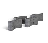 GAH-Alberts 410858 411404 Lot de 4 bandes de soudure en acier Ø 20 mm