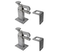 GAH-Alberts 410872 411763 Lot de 2 butées de porte galvanisées à chaud Hauteur 95 mm