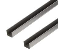 GAH-Alberts 423902 432843 Lot de 2 profilés en U en acier 1000 x 20 x 20 mm