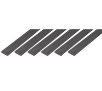 GAH-Alberts 423940 433284 Lot de 6 barres plates en acier laminé à chaud de qualité supérieure Longueur 1 m Largeur 10 mm