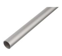 Alberts 473426 Tube rond | aluminium, anodisé, couleur argent | 1000 x 8 x 1 mm