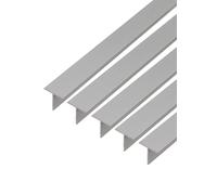GAH-Alberts 497804 472108 Lot de 5 profilés en T en aluminium 1000 x 20 x 20 mm