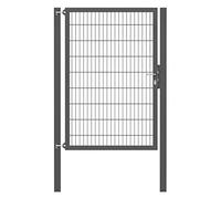 GAH-Alberts 662585 Porte simple Flexo Plus avec accessoires | différentes largeurs et hauteurs - au choix en différentes couleurs | anthracite | largeur 125 cm | hauteur 180 cm