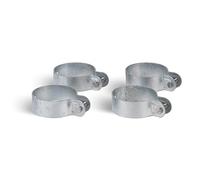 GAH-Alberts 663605 656218 Lot de 4 entretoises et ponts de serrage galvanisés à chaud Ø 60 mm