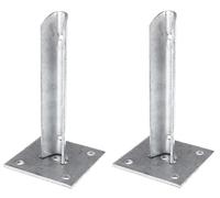 GAH-Alberts 663629 658632 Lot de 2 supports de poteau pour poteaux de 34 mm de diamètre