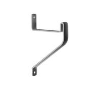 Gah Alberts 802202 Lot De 2 Crochets Pour Echelle En Acier Brut, Surface Galvanisée A Chaud, Forme Coudée, Profondeur 150 Mm, Longueur 210 Mm,