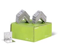GAH-Alberts 851798 Équerre d'assemblage - acier inoxydable, 40 x 40 x 40 mm / 25 pcs