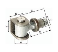 GAH Alberts Charnière de porte 72x50x44x44x35mm STA brut GAH Quantité:1