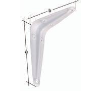 GAH Alberts Console L.150 mm H.200 mm Acier laqué blanc Capacité de charge 62 kg - 348670