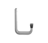 Alberts 856816 Crochet mural | au choix dans différents modèles | coudé | aluminium | profondeur 140 mm | hauteur 155 mm | kit de 10