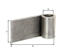 GAH Alberts GAH Alberts Bande de soudure pour portail H 45 mm, E 5 mm acier brut Quantité:1