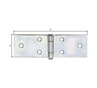 GAH Alberts GAH Alberts Charnière de meuble L 101 mm, l 32 mm acier, jaune zingué sendzimir Quantité:1