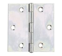 GAH Alberts GAH Alberts Charnière de porte carrée, L70xH70mm avec goupille inox vernissé Quantité:1