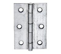 GAH Alberts GAH Alberts Charnière de porte demi-large, roulée L43xH63mm Acier inoxydable, inoxydable Quantité:1