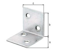 GAH Alberts GAH Alberts Équerre large 30x30x30x2mm Acier brut, jaune zingue sendzimir Quantité:1