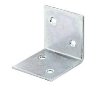 GAH Alberts GAH Alberts Équerre large 40x40x40x2mm acier brut, jaune zingué sendzimir Quantité:1